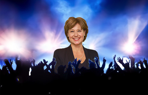 BC Premier Christie Clark politician as celebrity
